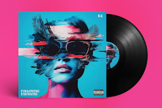 design stunning album cover artwork single