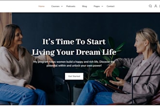 design or redesign church and coaching website