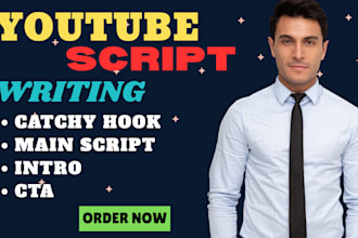 write killer hook youtube scripts and be your video scriptwriter video scripts