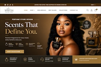 perfume shopify store perfume website fragrance store perfume dropshipping store