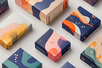 create custom amazon box design, product packaging