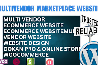 create woocommerce multi vendor ecommerce marketplace website with dokan wcfm