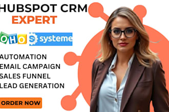 hubspot CRM expert sales automated workflows email campaigns  lead tracking