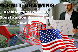 stamp, draw architectural engineering drawing, structural plan mep all USA city