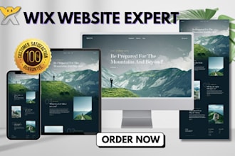 build custom one page wix website single page wix landing page design wix studio
