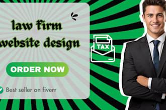 law firm personal injury website income tax website tax prep finance website