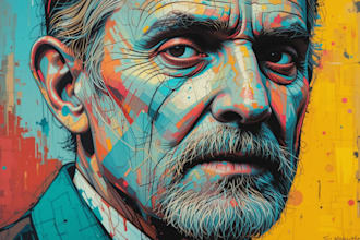 draw abstract portrait art