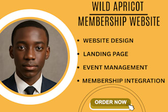 design wild apricot membership website business event management event website