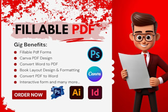create fillable pdf forms in acrobat indesign, convert word to pdf, canva design