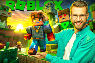 make attractive amazing minecraft roblox youtube thumbnail