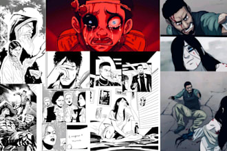 illustrate graphic novel page, draw comic book art as nsfw cartoon comic artist
