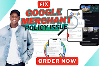 fix and setup google merchant center suspension policy issues misrepresentation