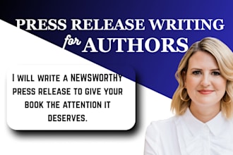 write a press release for your book launch or novel