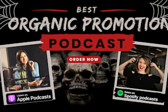 do professional spotify apple itunes podcast promotion to your lovely listeners