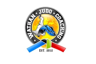 create professional iconic judo coaching logo