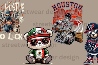 do luxury waren lotas style streetwear brand design graphic tshirt hoodie design