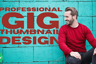 create a professional thumbnail for your fiverr gig