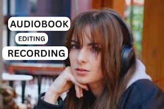 record a deep female voice over for your audiobook
