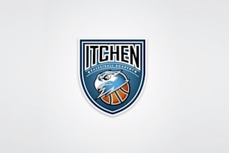 create modern basketball logo design