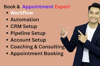 set up a professional booking system design an investor ready pitch deck