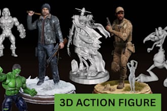 sculpt 3d bjd, 3d articulated model, 3d toy flexi model 3d action figure 3d doll