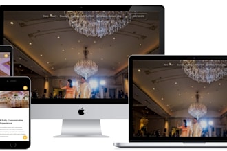 create a custom wedding website with rsvp and photo gallery