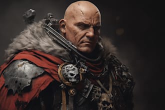 create your favorite warhammer 40k character art