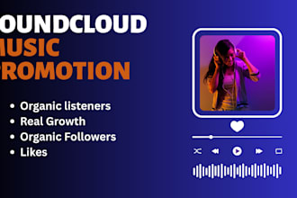 do organic soundcloud album promotion, apple music, edm hiphop, itunes, podcast