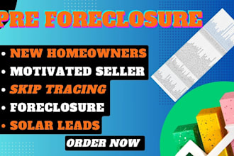 do pre foreclosure fresh new homeowners motivated seller solar leads skip trace