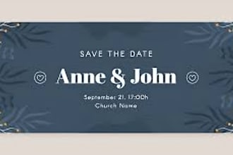design a beautiful wedding or event rsvp website for you and thank you card