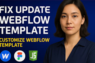 fix update webflow websites customize webflow template
