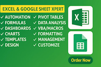 do custom excel spreadsheet macros and vbas  formulas excel template