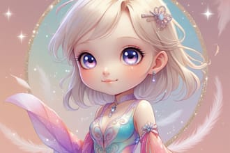 draw cute anime chibi character