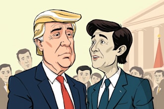 draw political caricature and cartoon