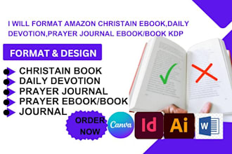 format amazon christian ebook daily devotion prayer journal cover ebook book kdp