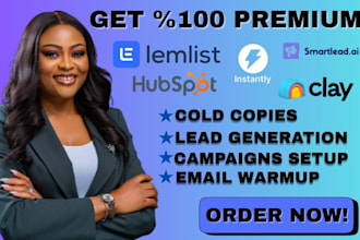 setup instantly ai cold email outreach lemlist clay com smartlead ai hubspot