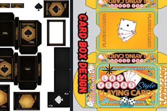 do card box design, playmat design, oracle card illustration, tarot deck design