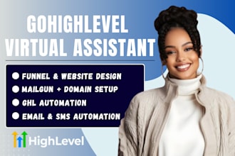 be your go highlevel virtual assistant ghl website ghl funnel design