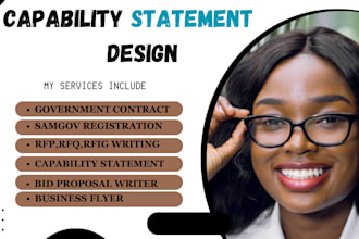 create compelling and well designed government capability statement