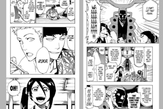 draw anime manga panel storyboard mangaka page comic strip comic book art