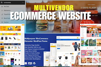 astra divi create build develop wcfm multivendor ecommerce marketplace website