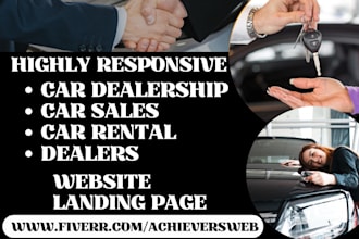 design best car dealership website car sales used car rental auto dealer website