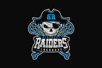 design beautiful motivation raiders lacrosse logo