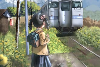 draw anime charecters and backgrounds , anime fanart