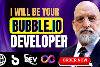 develop custom bubble io app, mvp, saas, ai, responsive web solutions