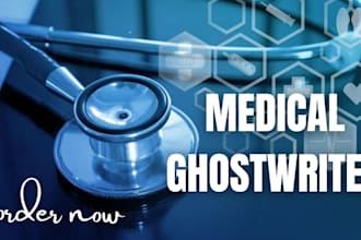 ghostwrite medical health ebook, online course creation , self help book writer