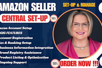 set up complete amazon fba wholesale, amazon storefront design for amazon brand