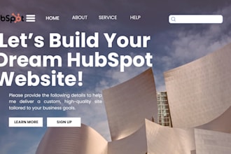 build or redesign hubspot website landing page hubspot quote page
