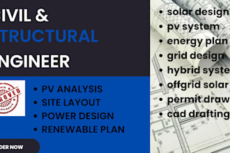 design solar panel system plans and pv permit drawings for approval