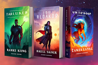 design fantasy, romance and sci fi book covers